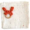 Nautical Baby Swaddle and Teether Set, Crab - Mixed Gift Set - 1 - thumbnail