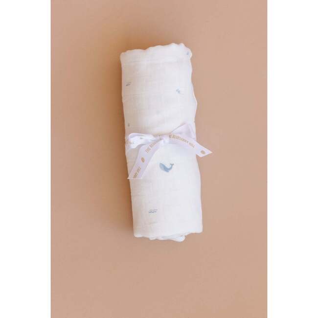 Nautical Baby Swaddle and Teether Set, Crab - Mixed Gift Set - 5