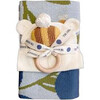 Blueberry Baby Blanket Hat Rattle Gift Set - Mixed Gift Set - 1 - thumbnail