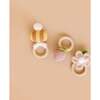 Blush Pique Baby Blanket Pink Flower Rattle Gift Set - Mixed Gift Set - 3