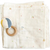Beach Baby Swaddle and Teether Set, Beach Ball - Mixed Gift Set - 1 - thumbnail