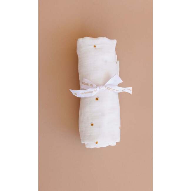 Bee Baby Swaddle and Teether Set, Bee - Mixed Gift Set - 3