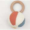 Beach Baby Swaddle and Teether Set, Beach Ball - Mixed Gift Set - 3