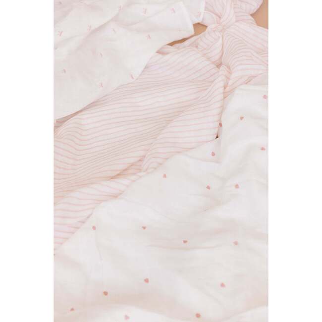 Baby Swaddle Plush Toy Set, Bow - Mixed Gift Set - 3