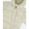 One-Piece Baby Cloud Compressible Snowsuit Designed for Car Seat Off-White, White Asparagus - Snowsuits - 3