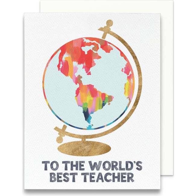 World's Best Teacher Greeting Card