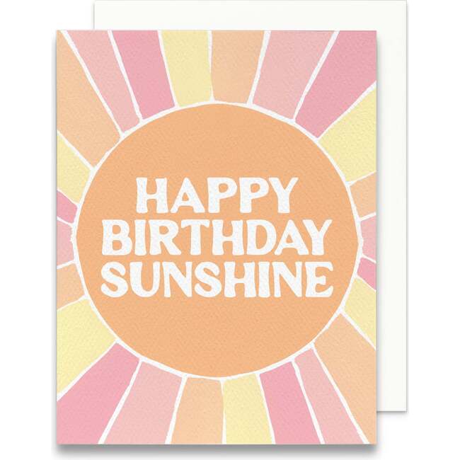 Happy Birthday Sunshine Greeting Card