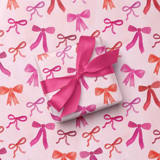 Pink Bows Gift Wrap - Party - 2