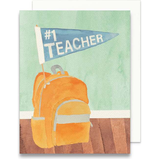 #1 Teacher Greeting Card