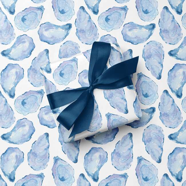 Mussel Shells Coastal Gift Wrap - Party - 3