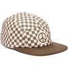 Peace Checkered Kids Hat - Hats - 1 - thumbnail