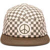Peace Checkered Kids Hat - Hats - 2