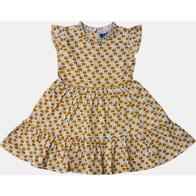 Candy Corn Ruffle Dress