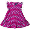 Dinos in Pink Ruffle Dress - Dresses - 1 - thumbnail