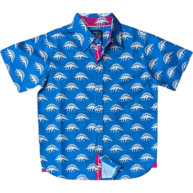 Dinos Blue Short Sleeve Shirt
