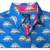 Dinos Blue Short Sleeve Shirt - Button Downs - 2