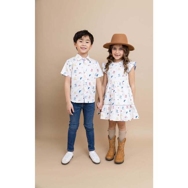 Western Short Sleeve Shirt - Button Downs - 3