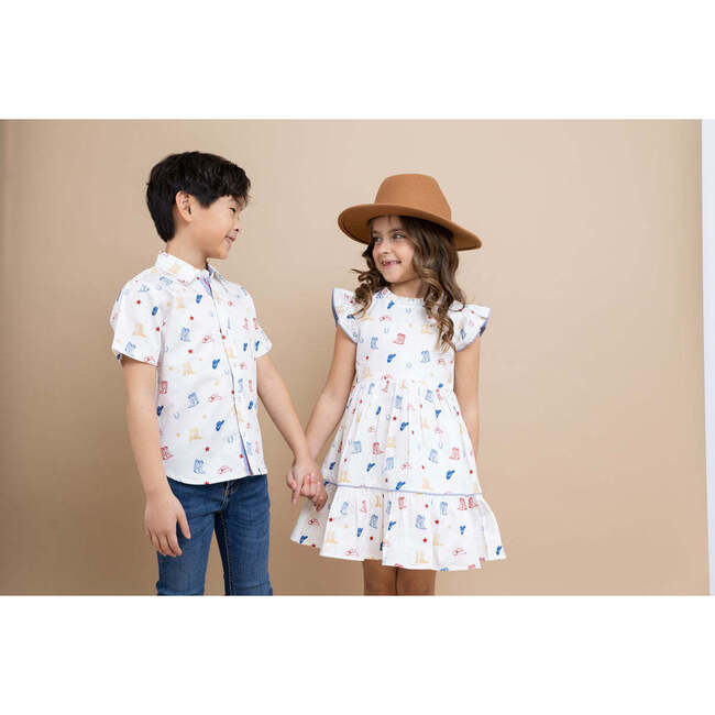 Western Short Sleeve Shirt - Button Downs - 4