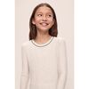 Kids Printed TENCEL Modal Unisex Long PJ Set, HERITAGE STRIPE LIGHT HEATHER GREY/PEPPERCORN - Pajamas - 2