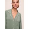 Gisele TENCEL Modal Sleepshirt, EUCALYPTUS/IVORY - Pajamas - 2