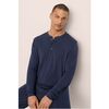 Henry TENCEL Modal Long PJ Set, TRUE NAVY - Pajamas - 4