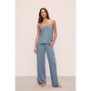 Gisele TENCEL Modal Cami & Pant PJ Set, FADED DENIM - Pajamas - 1 - thumbnail