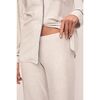 Gisele Printed TENCEL Modal Long PJ Set, HERITAGE STRIPE LT HEATHER GREY/PEPPERCORN - Pajamas - 2