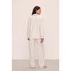 Gisele Printed TENCEL Modal Long PJ Set, HERITAGE STRIPE LT HEATHER GREY/PEPPERCORN - Pajamas - 4