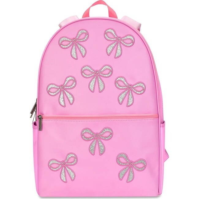 Pink Glitter Bows Backpack
