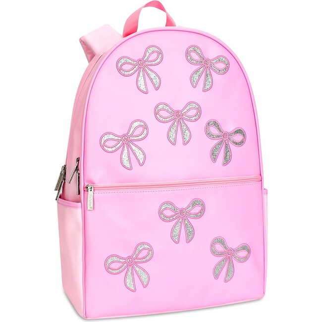 Pink Glitter Bows Backpack - Backpacks - 2