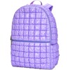 Lavender Shiny Puffer Backpack - Backpacks - 3