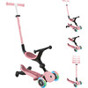 Go Up Active Lights 360, Pastel Pink - Scooters - 1 - thumbnail