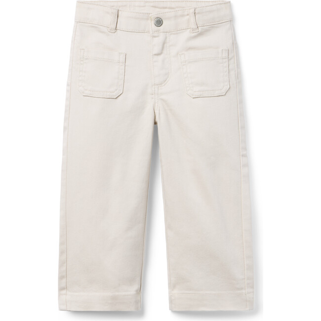 The Wide Leg Twill Pant