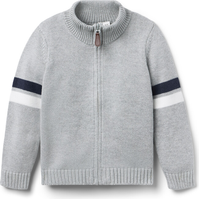 The Stripe Sweater Jacket