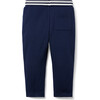 The Stripe French Terry Jogger, Navy - Pants - 2