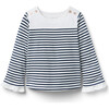 Striped Bell Sleeve Top - T-Shirts - 1 - thumbnail