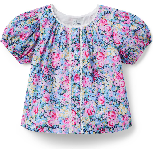 Floral Puff Sleeve Top