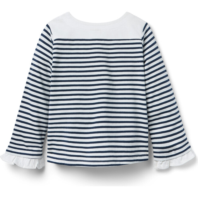 Striped Bell Sleeve Top - T-Shirts - 3