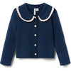 Crochet Collar Cardigan - Sweaters - 1 - thumbnail