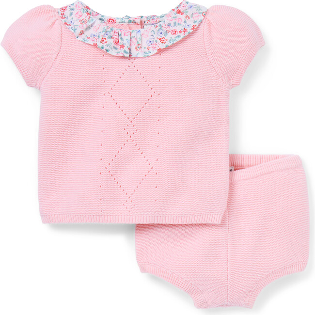 Baby Floral Collar Matching Set