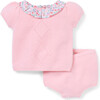 Baby Floral Collar Matching Set - Mixed Apparel Set - 1 - thumbnail