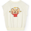 Squab Kid Top White Logo - T-Shirts - 2