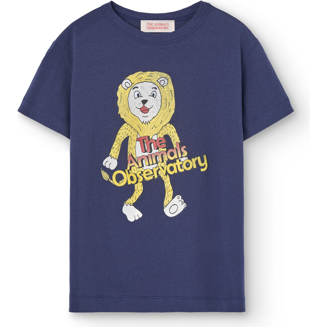Lion Kid T-Shirt, Deep Blue