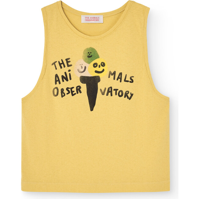 Frog Kid Tank Top Yellow