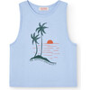 Frog Kid Tank Top Soft Blue - Tank Tops - 1 - thumbnail