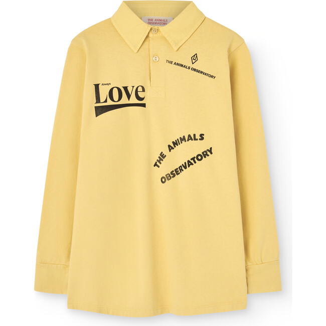 Eel Kid Polo Shirt Yellow Stripes
