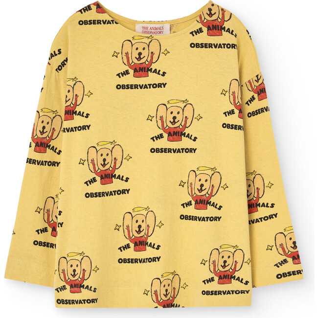 Cricket Kid Long Sleeve T-Shirt Yellow Logo