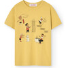 Comic Kid T-Shirt, Yellow - T-Shirts - 1 - thumbnail