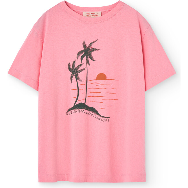 Big Rooster Kid T-Shirt Pink
