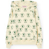 Beaver Kid Hoodie White Flowers - Sweatshirts - 1 - thumbnail